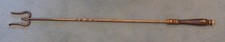 Altes Schüreisen, Feuerhaken – geschmiedet – 92 cm aus Schweden