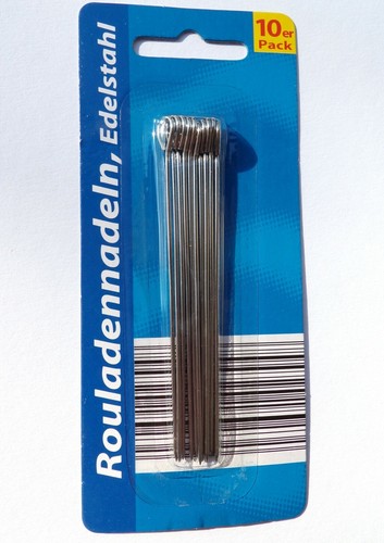 Rouladennadeln edelstahl 10er - edelstahl,