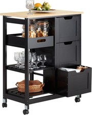 Kücheninsel Rollwagen mit 3