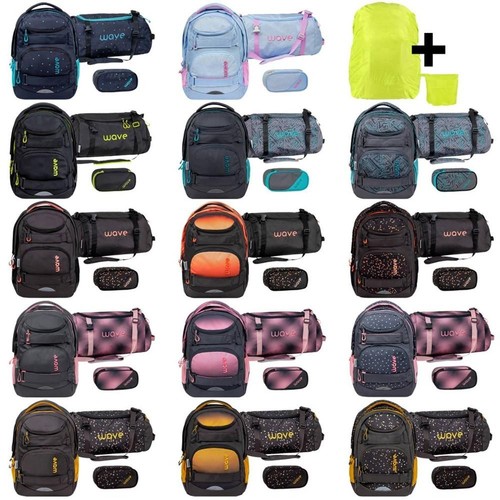 Wave schulrucksack set - wave,