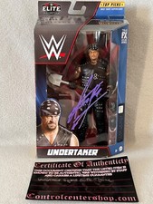 WWE Elite Undertaker Figur Autogramm
