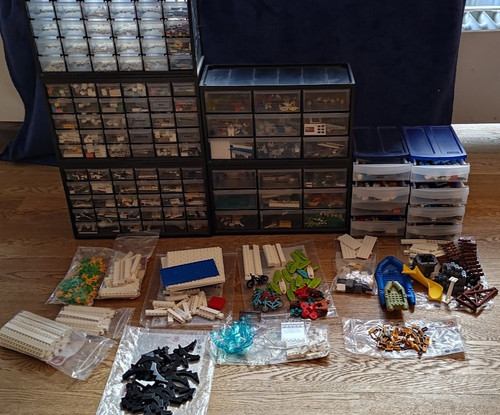 Sortierte lego sammlung - sortierte,