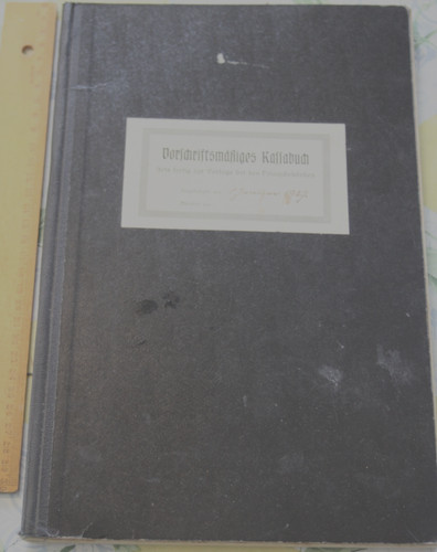 Kassenbuch 1927 i ka - -30, er-i-ka
