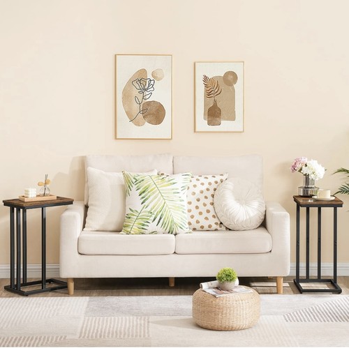Side table shaped - side, c-shaped
