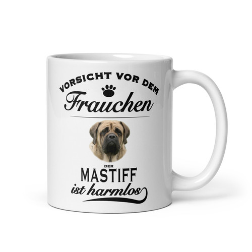 Mastiff tasse mug vorsicht - -,