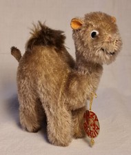 Vintage Stofftier Kamel 11cm