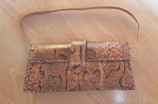 Vintage Clutch aus Schlangenleder