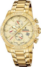 FESTINA Herren Armbanduhr Timeless Chronograph F20705/2 Quarz Edelstahl 45mm