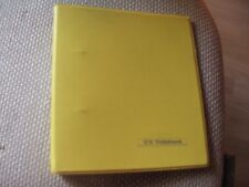 Ordner B5 - gelb mit Ringbucheinlage kariert - Werbemittel - Vintage