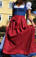 reines Baumwoll Dirndl - von Wenger (Austrian Style), neuwertig