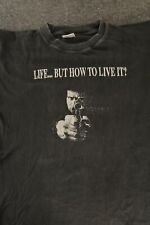 Life… But How to Live It? T-Shirt L schwarz Vintage 1989 Norway Hardcore Rare