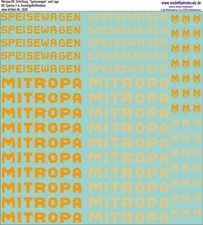 H0-Decals: Mitropa DR