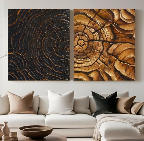 Leinwand bild set abstrakte - leinwand,