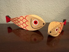 Vitra Wooden Doll - "Mother fish & child"- Alexander Girard - Original und neu!