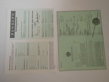 Zündapp Werke München NOS Betriebserlaubnis ABE Registrierschein Kleinkrafträder