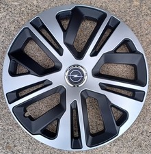 4 Alu-Design Radkappen "RAVEN" in schwarz/silber 14 Zoll Opel
