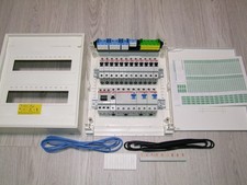 Verteilung Hager ABB FI Schutzschalter Schaltschrank Verteiler Sicherungskasten