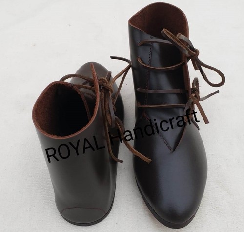 Wikinger leder schnürstiefel - wikinger,