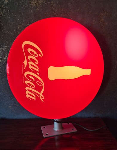Coca cola leuchtreklame rund - coca,