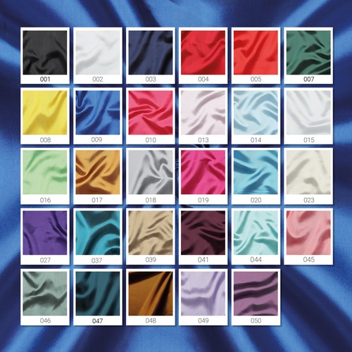 Satin stoff uni - meterware, 0,5m