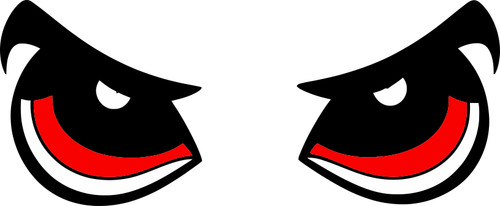 Aufkleber augen motiv 1 - augen,