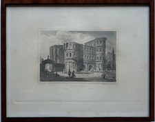 Stahlstich im Bilderrahmen