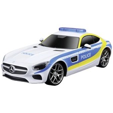 MaistoTech 581527 Mercedes AMG GT Polizei 1:24 RC Einsteiger Modellauto Elekt...