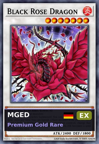 Schwarzer rosendrache mged - rosendrache, mged-026