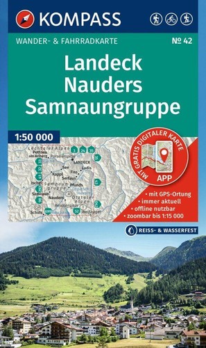 Kompass wanderkarte 42 - wanderkarte,