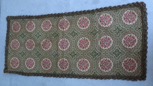 Vintage brokatdeckchen mit - vintage,