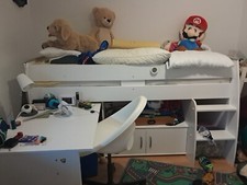 Hochbett PARISOT REVERSE,   weiß , leichte GEBRAUCHSSPUREN                      