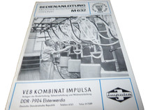 Landtechnik DDR Bedienungsanleitung M 632 Melkstand VEB Impulsa Elsterwerda