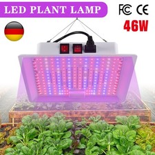 46W Grow Pflanzenlampe Vollspektrum Veg Bloom Flower Licht 416LEDs Grow Light BU