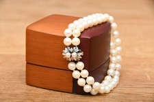 Akoya Perlenarmband mit 585er