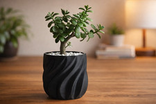 Wellenförmiger Übertopf –