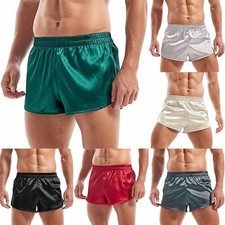 Herren Freizeit Satin Seide