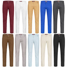 Rock Creek Herren Chino Stoff Hose Regular Fit Designer Chinohose RC-2083