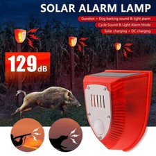 Solar Sensor Alarm Licht Alarm Tier Repellent Anti-Wildschwein Drive Alarmanlage