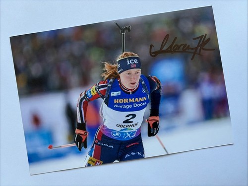 Orig biathlon autogramm maren - orig.,
