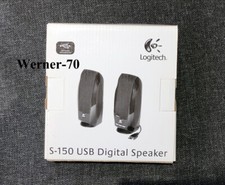 Logitech S-150 Digital USB Lautsprecher, Multimedia Speaker S150 schwarz, NEU
