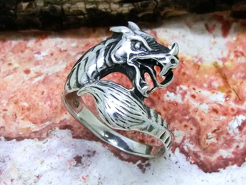 Drache ring 925 - drache,