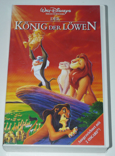 Vhs der könig - vhs, löwen