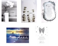 Kurt Eulzer 5 Trauerkarten Set