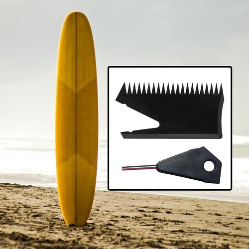 Surfbrettwachskamm mit fin key - surfbrettwachskamm,