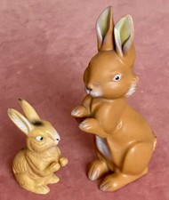 2 alte Osterhasen aus Gummi