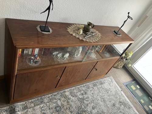 Vintage sideboard eiche - sideboard,