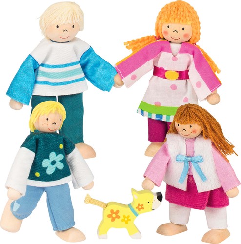 Goki biegepuppen familie - goki,