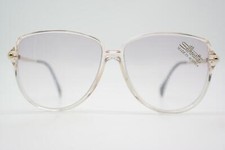 Vintage Brille Silhouette 1140/20 Transparent Gold Oval Brillengestell