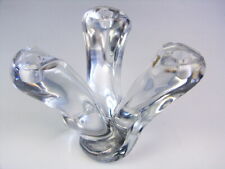 KRISTALL Kerzenleuchter VON VAL SAINT LAMBERT DESIGNE RENÉ DELVENNE 1958