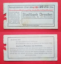 Deckblatt für Fahrkarte